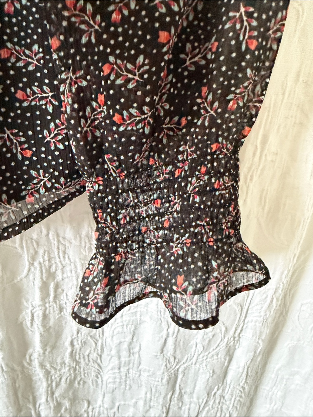 LOFT Ruffle Neck Blouse - Picture 3 of 5